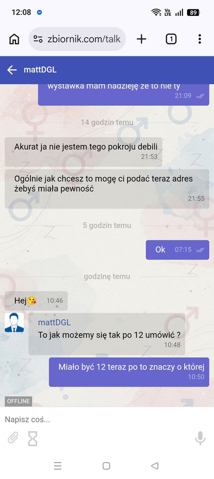 Kolejny który uważa się za realnego  - Czerwonakalia