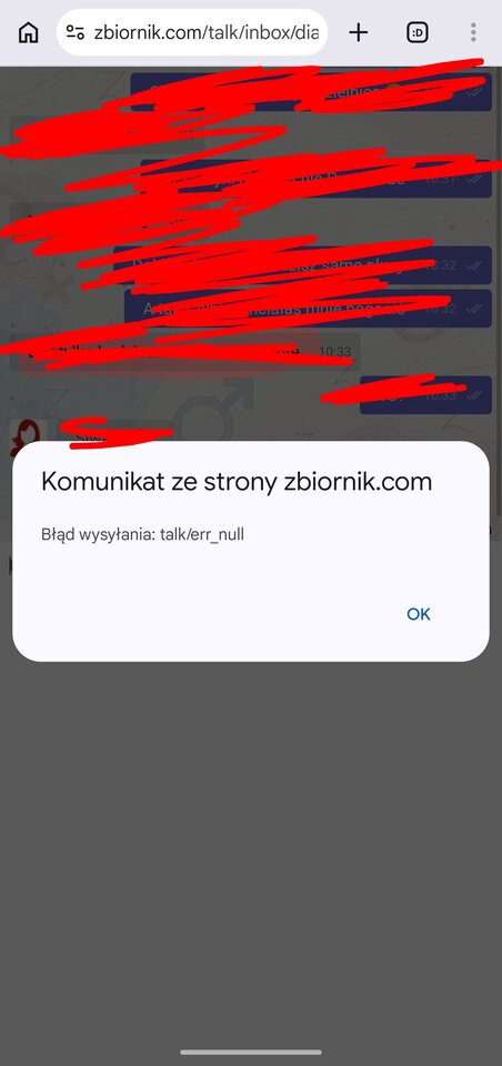Też macie tak, że nie możecie wysłać wiadomości🙄? - djwebster
