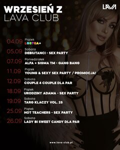 WRZESIEŃ W LAVA CLUB!