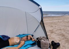 Cyckami na plaży zawsze można poświecić 😁