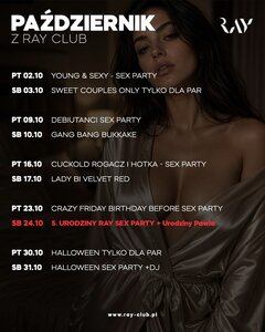 🔥 PAŹDZIERNIK Z RAY CLUB 🔥