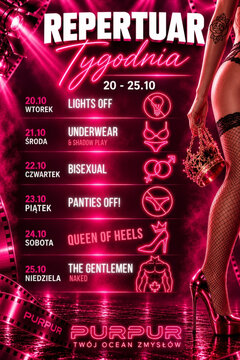 REPERTUAR TYGODNIA | 20.10 - 25.10 🔥