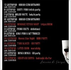 KINKY NOVEMBER – LISTOPAD PEŁEN WYDARZEŃ