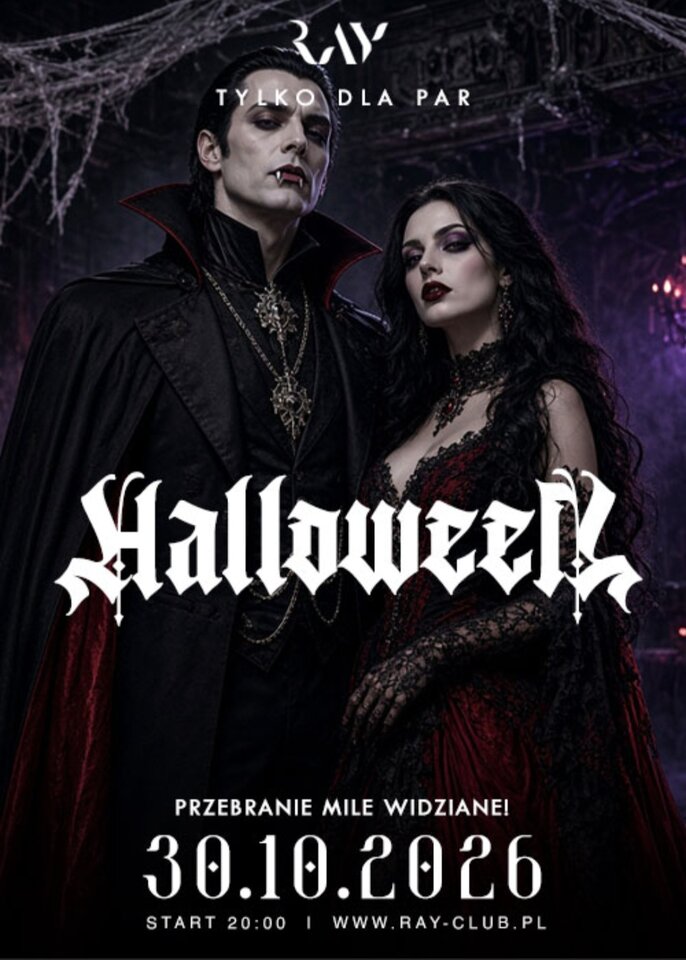 30.10.2026 r. - PIĄTEK - HALLOWEEN TYLKO DLA PAR - RayClub