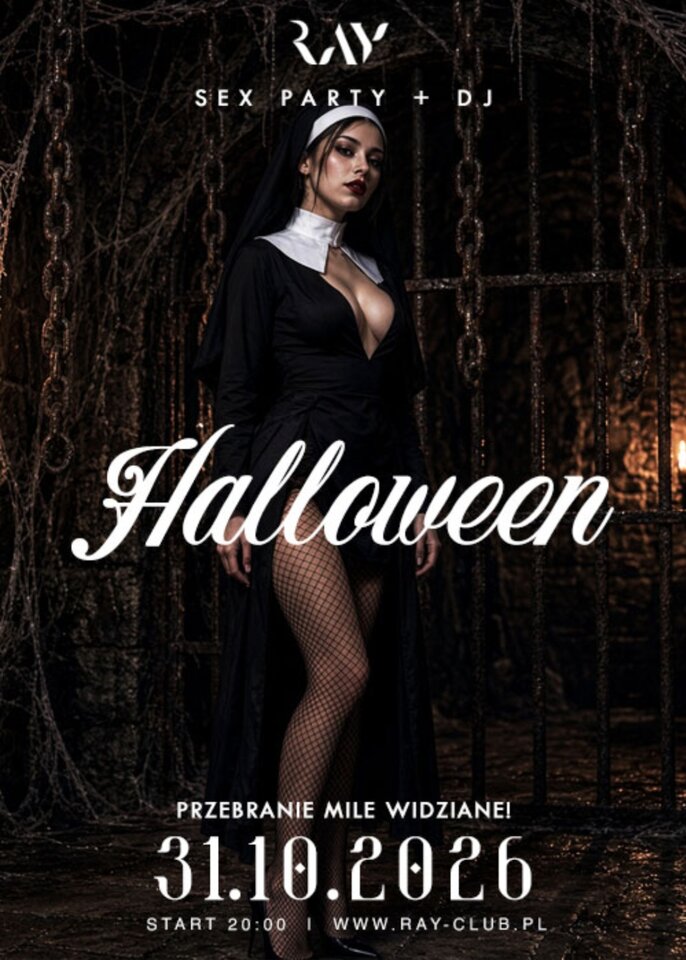 31.10.2026 r. - SOBOTA - HALLOWEEN SEX PARTY + DJ - RayClub