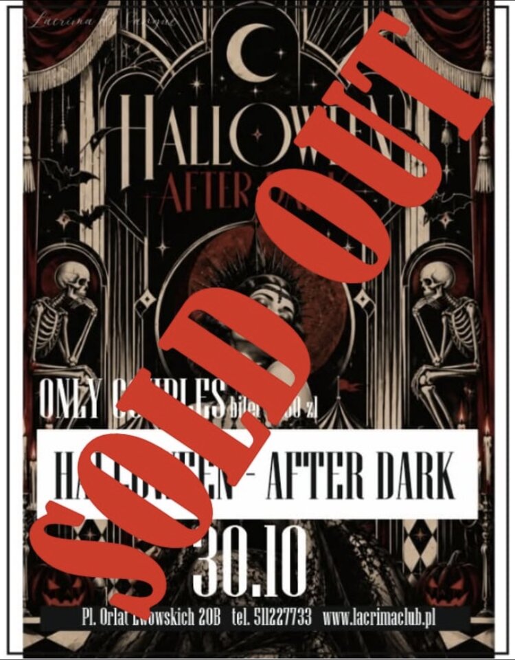 30.10 SOLD OUT - LaCrimadiSangue