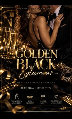 Sylwester Golden Black Glamour